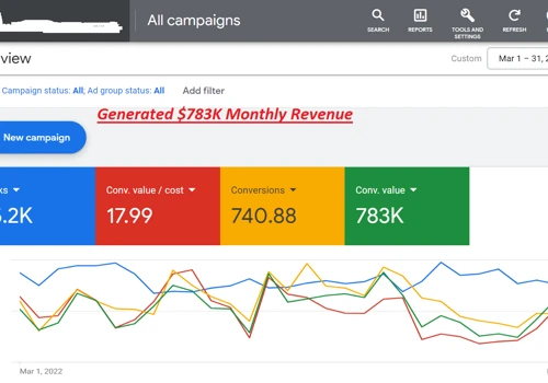 Generated $700K+ Monthly Revenue💵 From Google ads