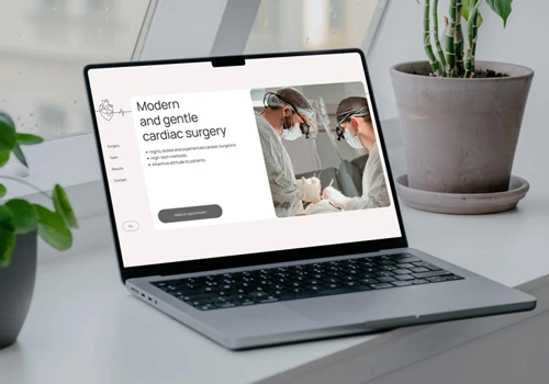 A comprehensive website for a medical team