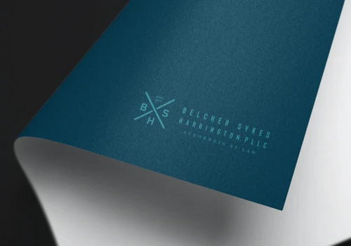 Branding and Identity for Nashville based law firm Belcher Sykes Harrington