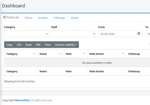 Clinic CRM for doctors.