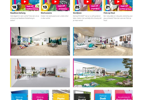 online printing on sofas, curtain etc