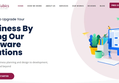 InfoCubics software solutions website development