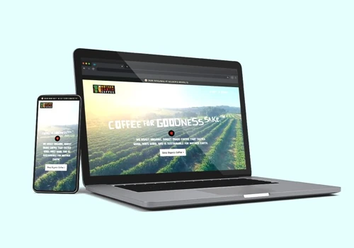 Mother Earth Coffee Co Shopify Website