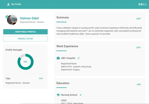 Evercare Web App