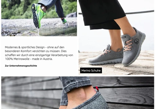 Giesswein Brand Store on Amazon by E-BAUS