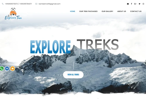 Trekking Wordpress CMS Site