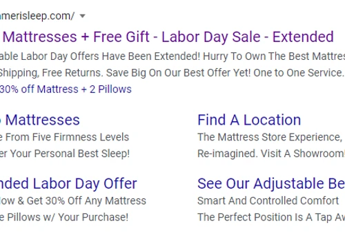 MATTRESS STORE CHAIN