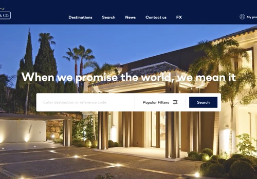 Web UI/UX Design Services for Real Estate Company