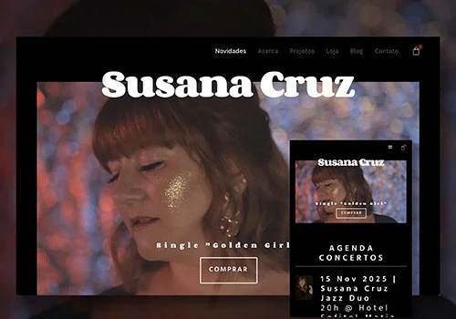 Susana Cruz Music Website