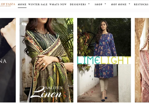House of faiza - Ecommerce - Shopify