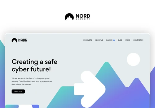 Nord Security Website UI/UX Design