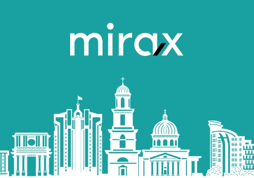 Website for Mirax real estate agency