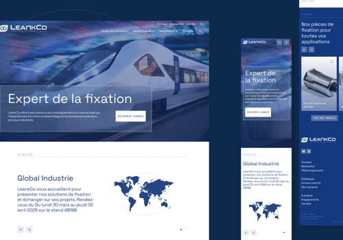 Website Creation for LeankCo – Industrial Group