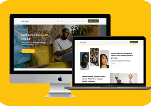 Design and development of SideRamp web-app