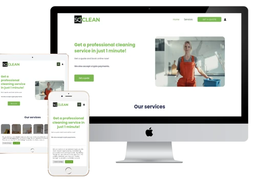Cleaning Agency Website