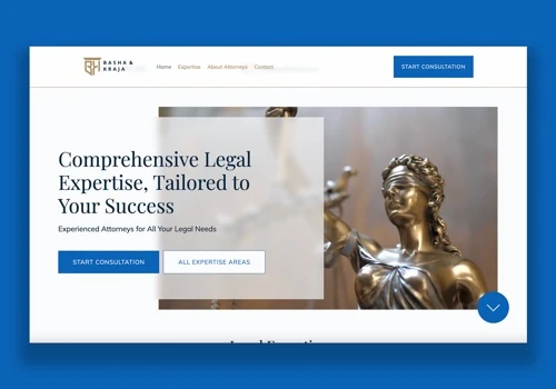 Website Dev, UX/UI Design, & SEO for Law