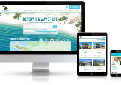 Beachy Beach Real Estate Website