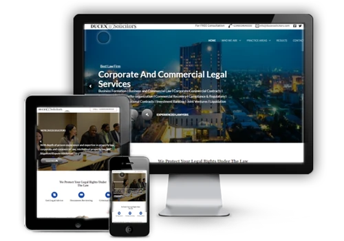 Ducex Solicitors Law Firm Website Design