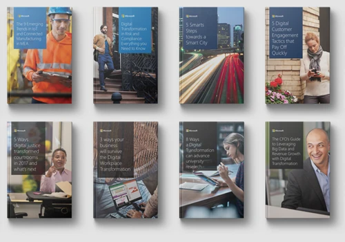 Series of ebooks for business owners for Microsoft