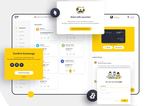 Revollet Web Crypto Wallet