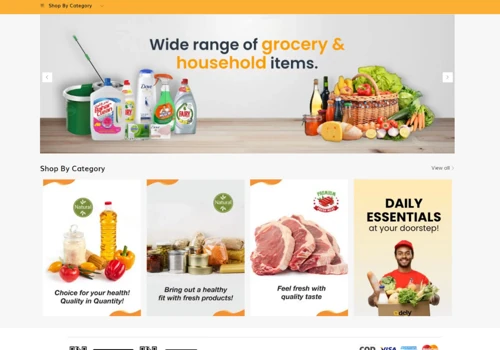 Qdely, grocery delivery solution