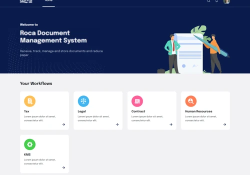 Tax and Legal Notice Management System