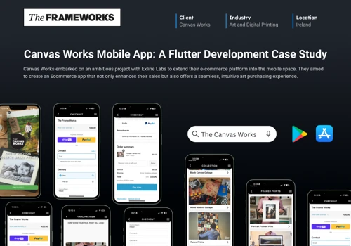 Mobile App for Canvas Works: A Flutter Development