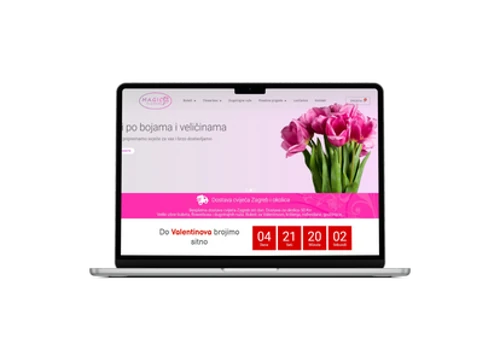 Magic Flowers website