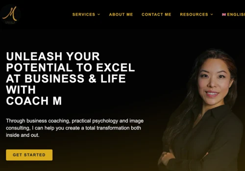 Building Coach M's Bilingual Business Website