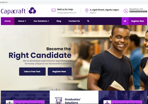 Capacraft Webstie