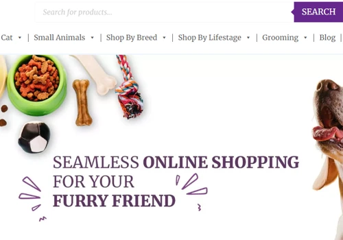 pet care website project Pizu paw