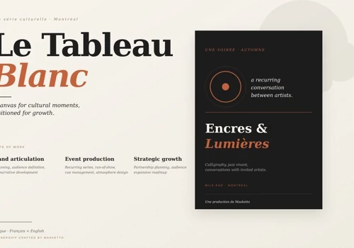 Montréal Cultural Brand & Recurring Event Series
