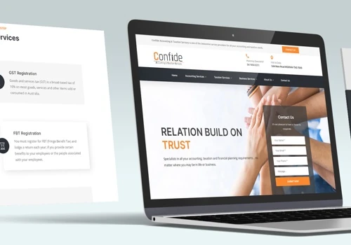 Web Development/ Confide Accounting & Taxation