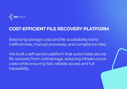High-Efficiency File Recovery Platform