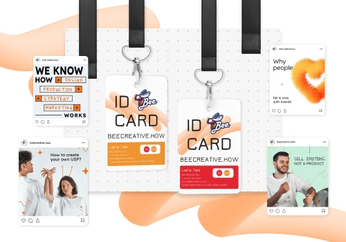 BEE CREATIVE branding