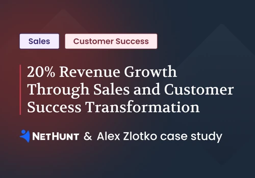 20% Revenue Growth Through Sales and Customer Succ