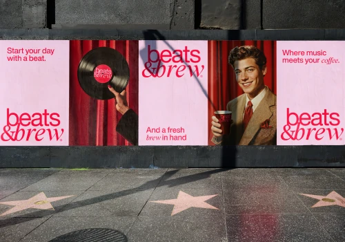 Beats & Brew Coffee Branding
