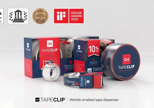 TapeClip: World's Smallest Tape Dispenser
