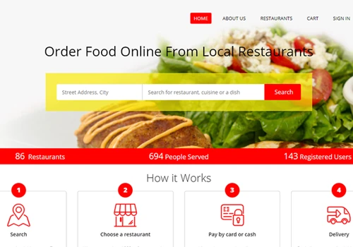 Hungry Belly : Web Portal Android Mobile app iOS mobile app