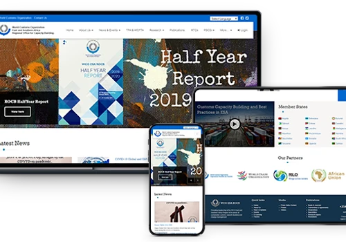 Website Development for World Customs Organisation - East and Southern Africa Office