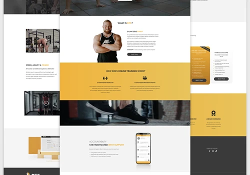 DTF Nutrition & Elite Coaching Website