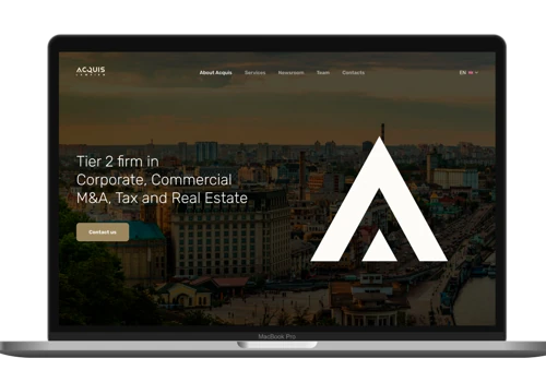 Corporate site for a law firm