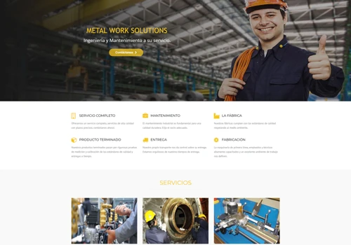Corporate Website for Metal Work Solutions