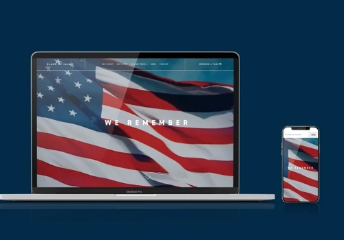 Flags of Valor // Website