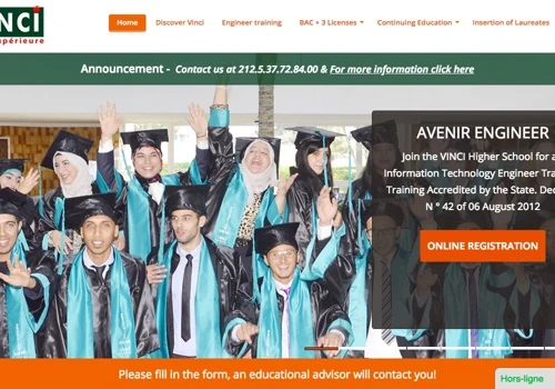 Design and development of IT training school
