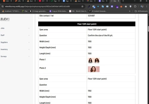 Elev8 Software for Estimates and Surveys