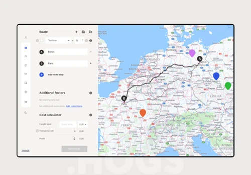 HOGS - New generation of maps for heavy goods vehicle
