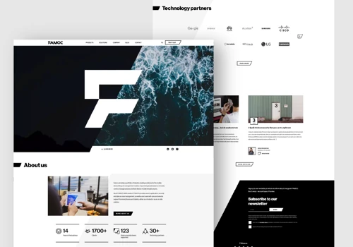 FAMOC - Product Platform Website