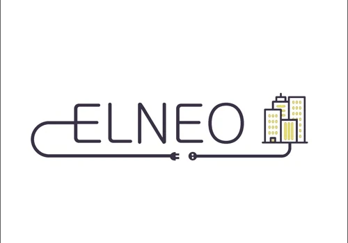 Logo design for electrical network design company - Elneo