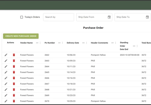 Production and inventory system